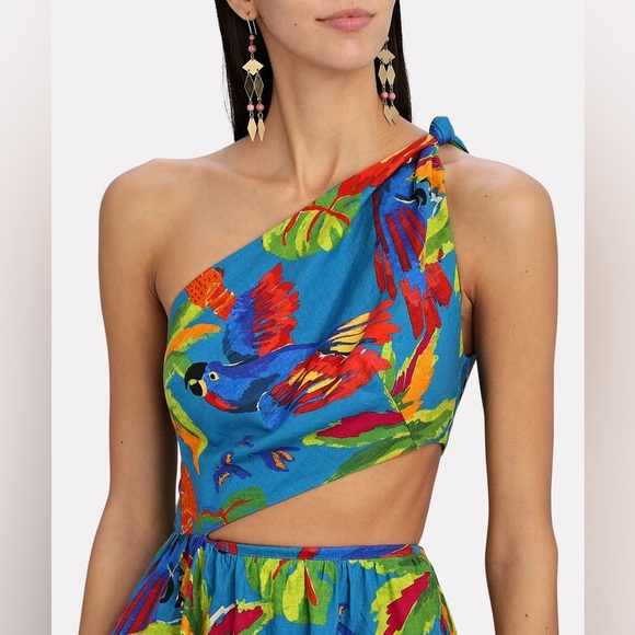 Farm Rio Sunny Day One Shoulder Maxi Dress - Picture 5 of 11